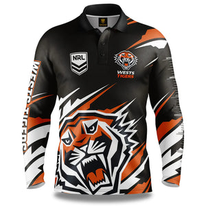 NRL Wests Tigers Ignition Fishing Shirt