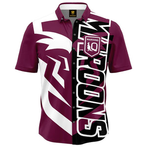 NRL QLD Maroons Showtime Party Shirt