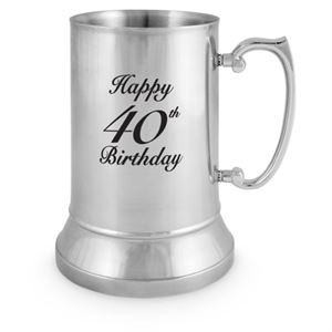 40th Birthday Beer Stein