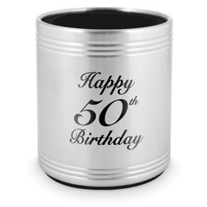 50th birthday stubby cooler