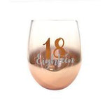 Ombre Stemless Wine Glass 18th