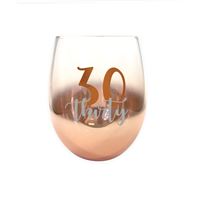Ombre Stemless Wine Glass 30th