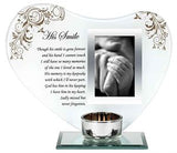 Her Smile / His Smile Memorial Rememberance Candle Holder Plaque