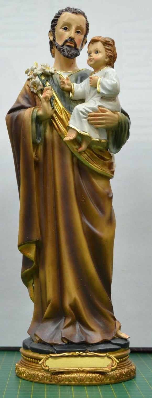 St Joseph Resin Statue 30cm